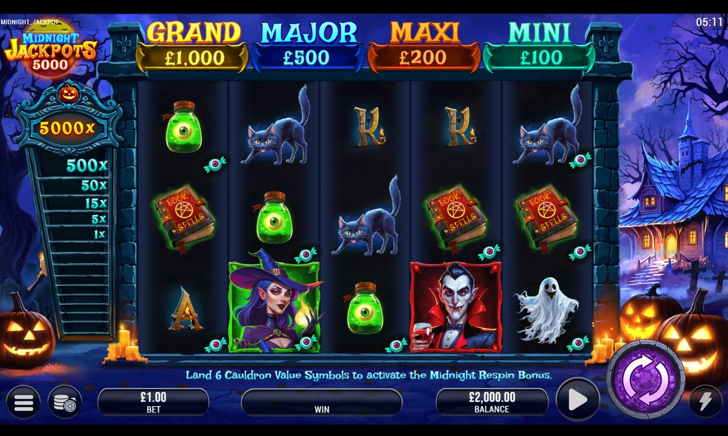 Midnight Jackpots 5000