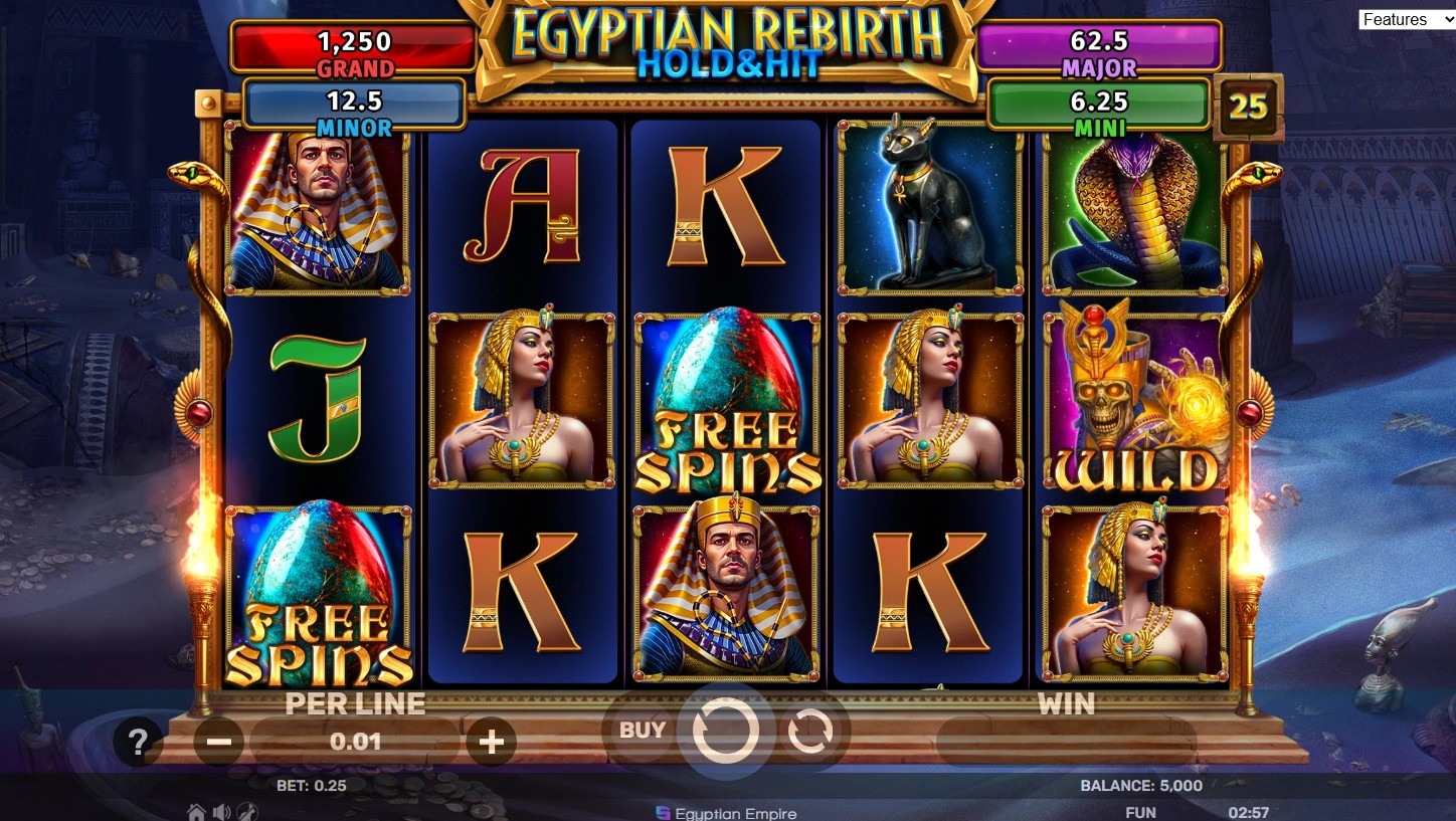 Egyptian Rebirth - Hold & Hit