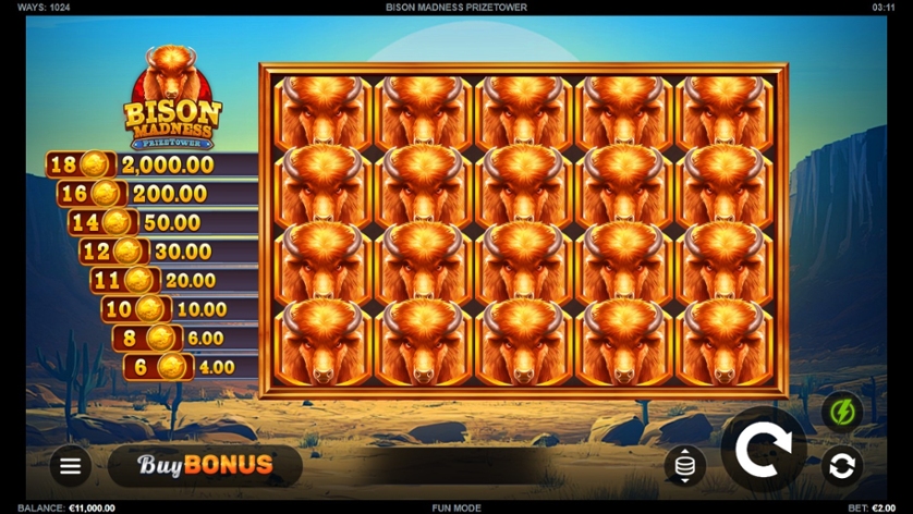 Bison Madness PrizeTower