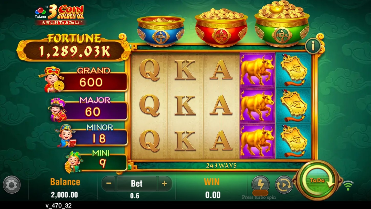 3 Coin Golden Ox