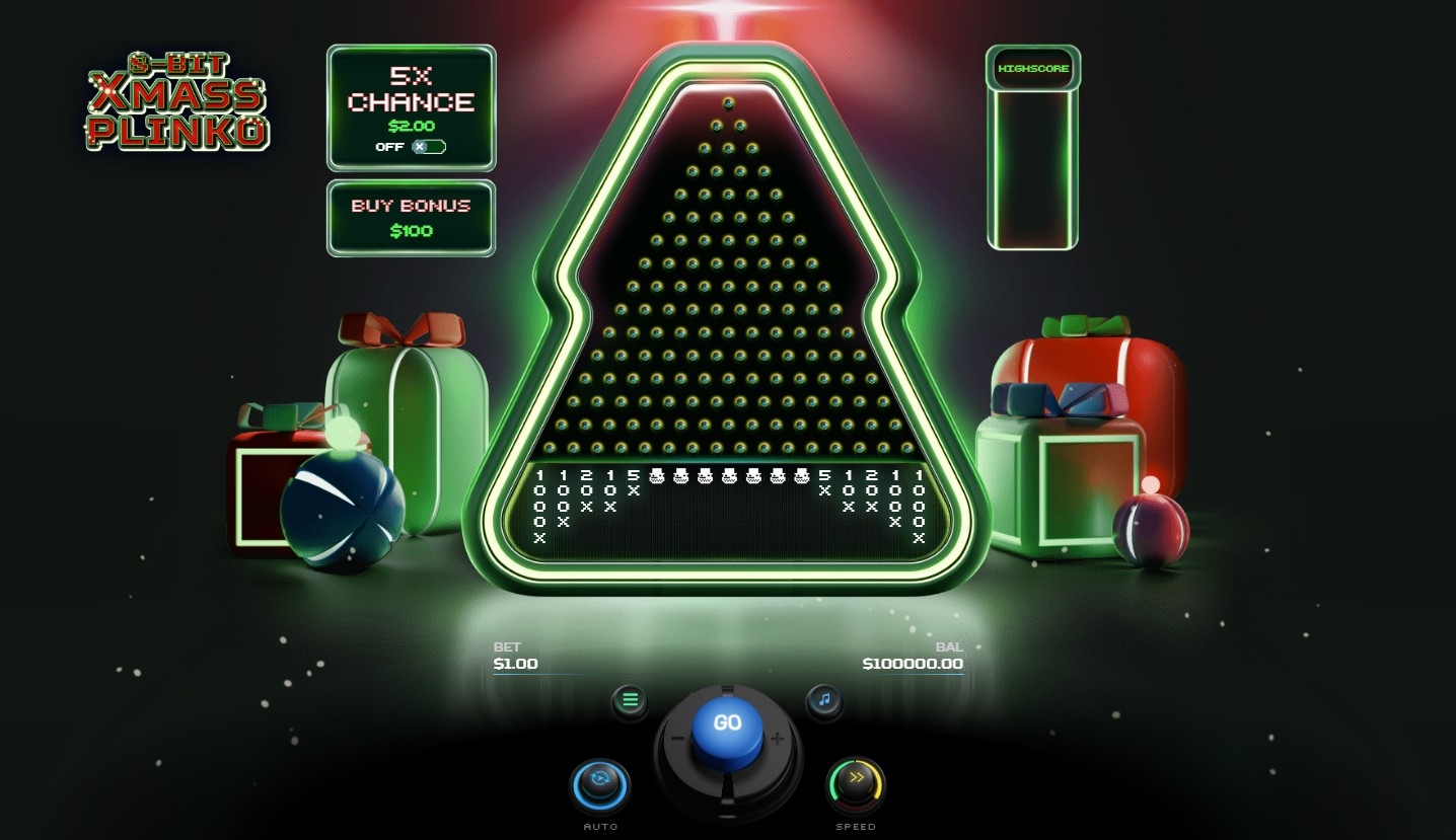 8Bit Xmass Plinko