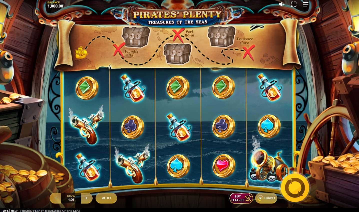 Pirates’ Plenty Treasures of the Seas