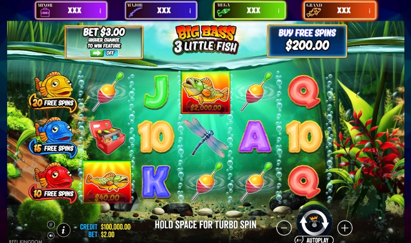 Big Bass 3 Little Fish – Big Bass Jackpot Bonanza