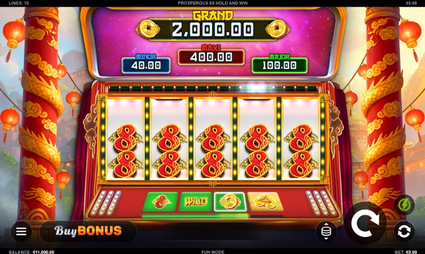 Prosperous 8s Hold and Win