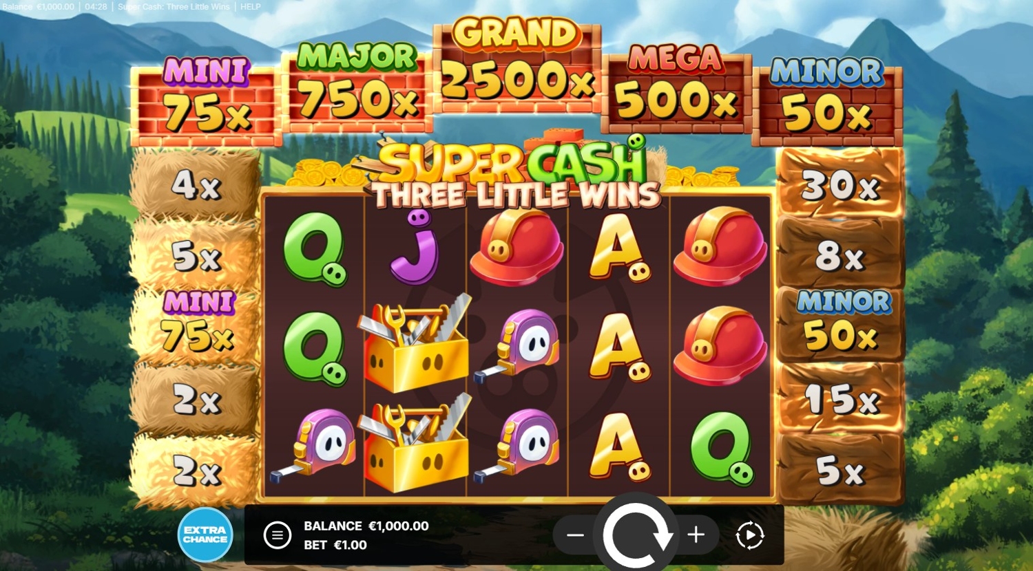 Super Cash: Three Little Wins
