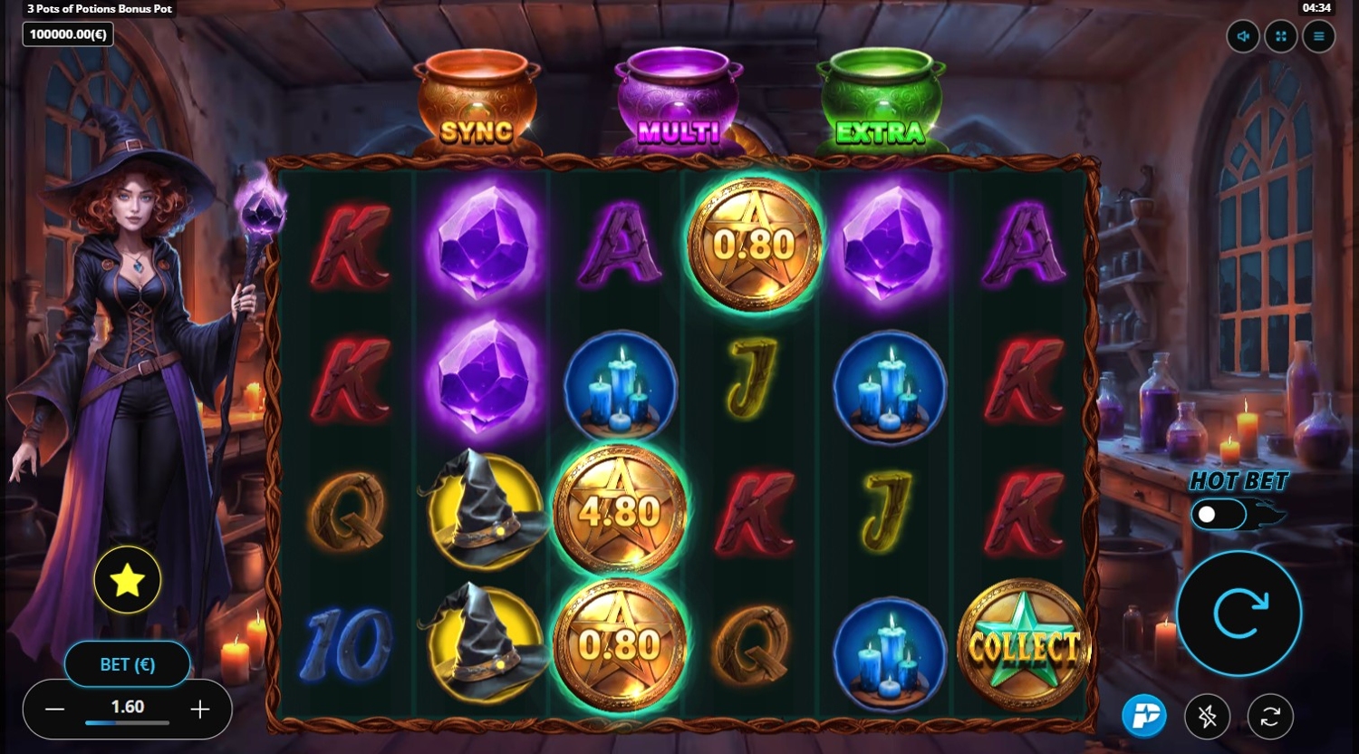 3 Pots of Potions Bonus Pot