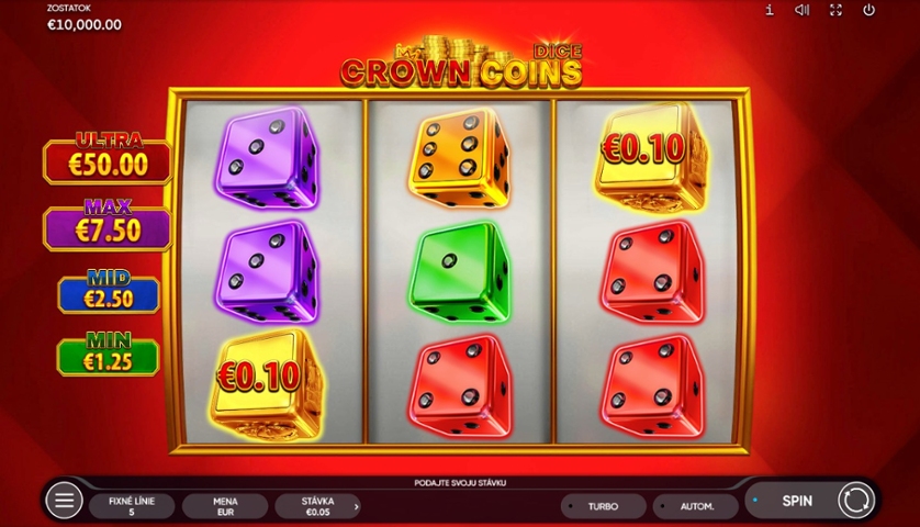 Crown Coins Dice