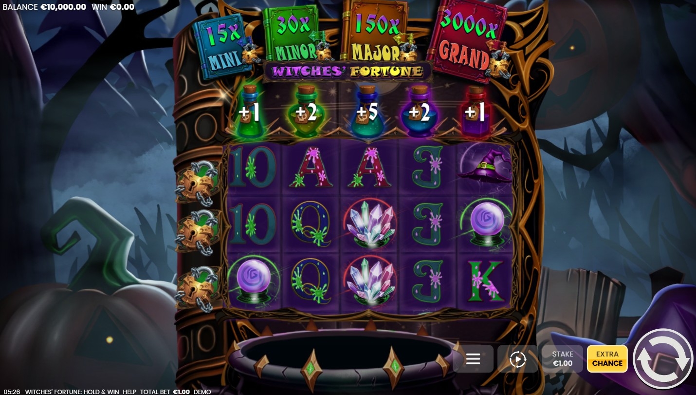 Witches' Fortune: Hold & Win