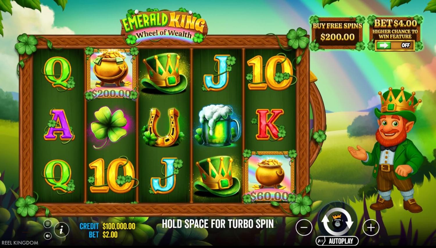Emerald King – Wheel of Wealth