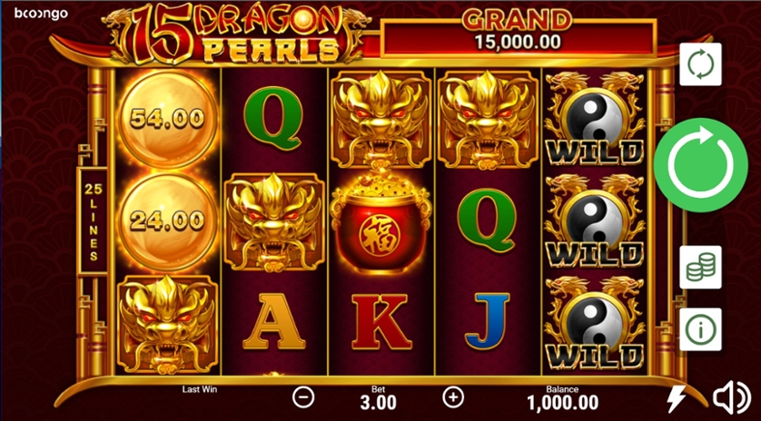 15 Dragon Pearls Hold and Win
