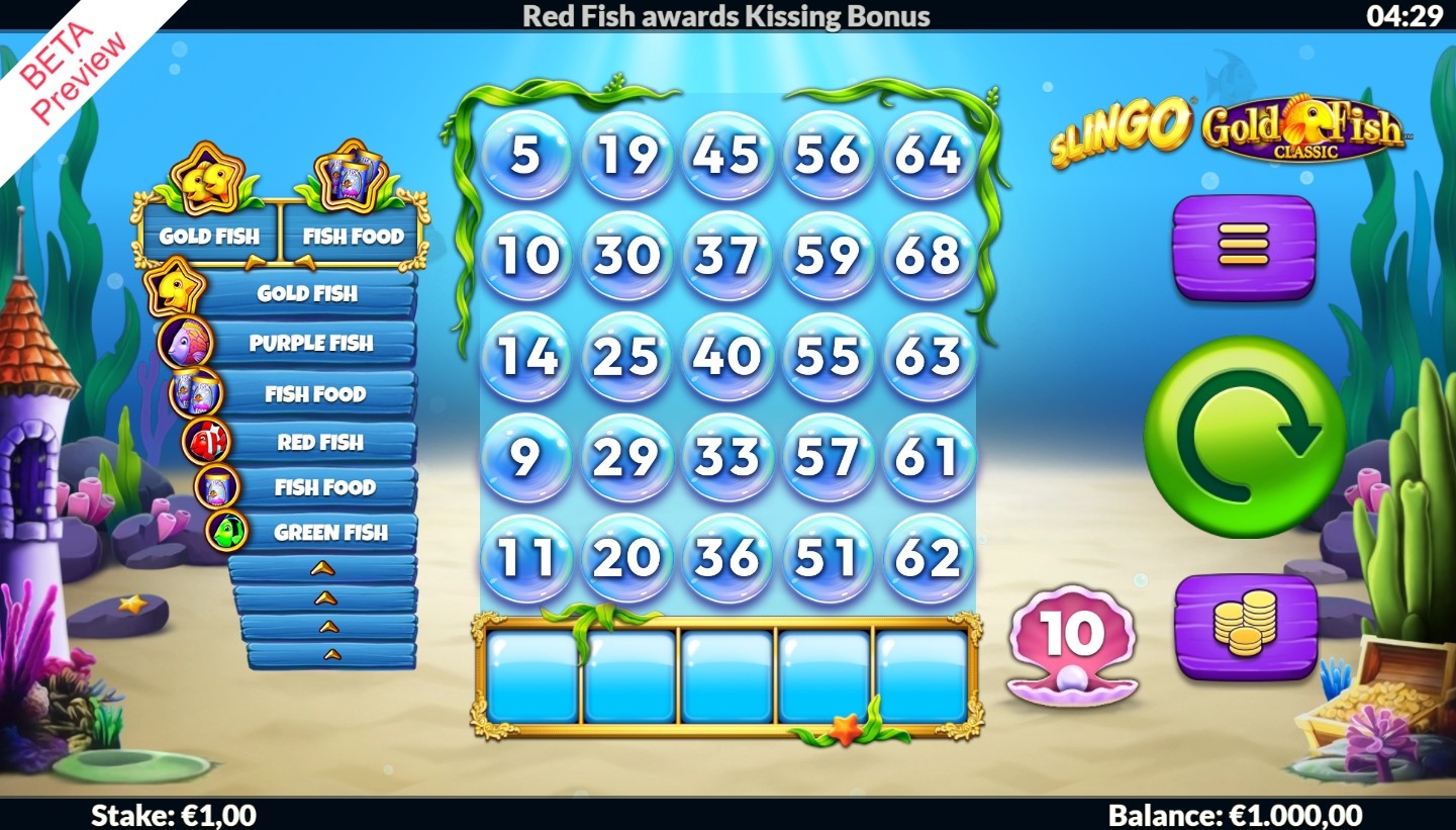 Slingo Gold Fish