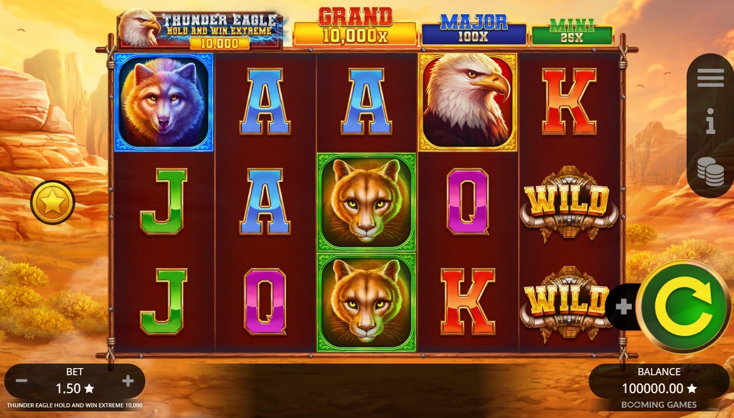 Thunder Eagle Hold and Win Extreme 10,000