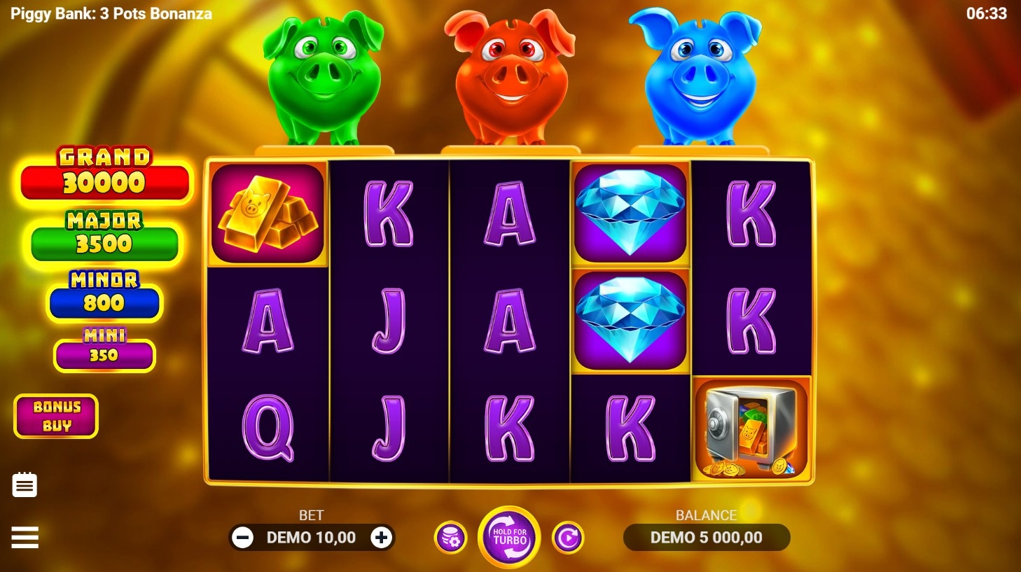 Piggy Bank: 3 Pots Bonanza
