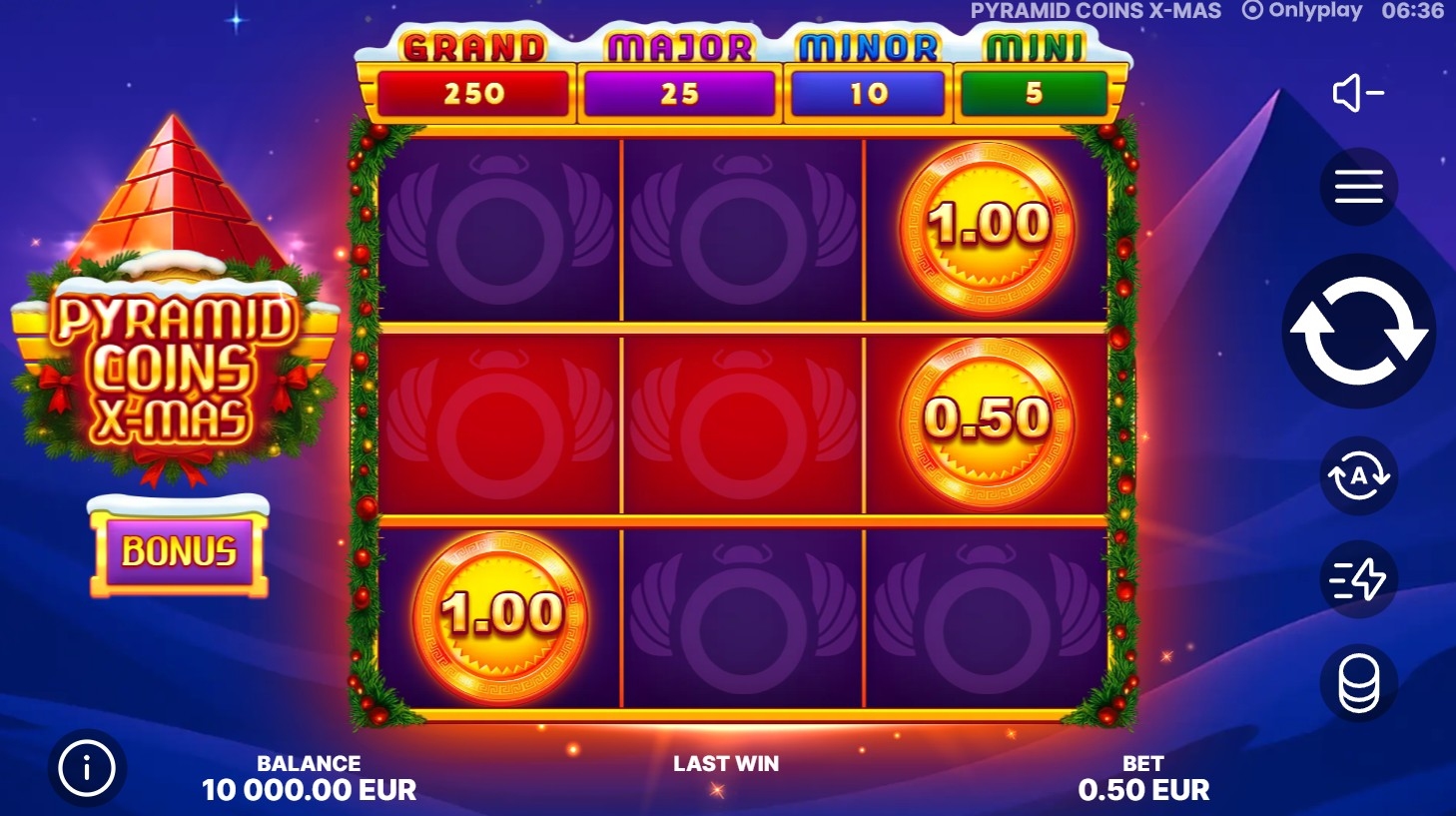 Pyramid Coins X-Mas