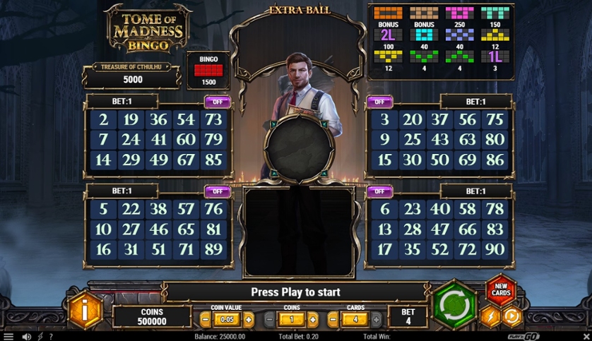 Tome of Madness Bingo