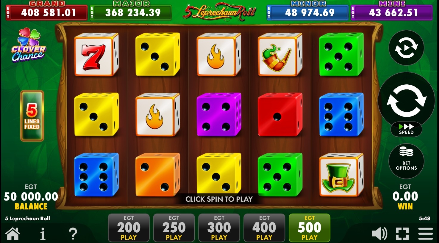 5 Leprechaun Roll