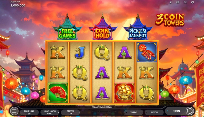 3 Coin Towers