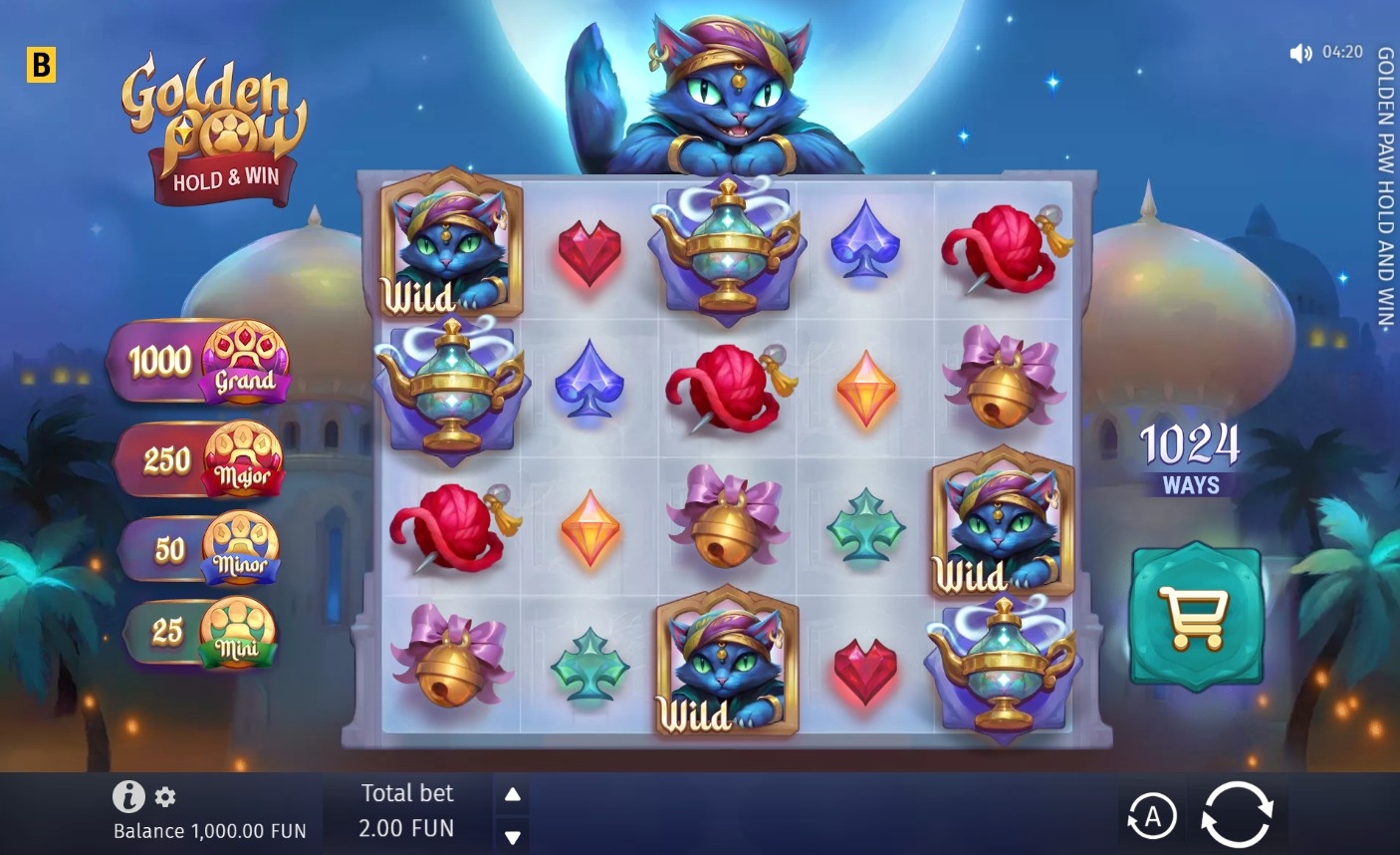 Golden Paw Hold & Win