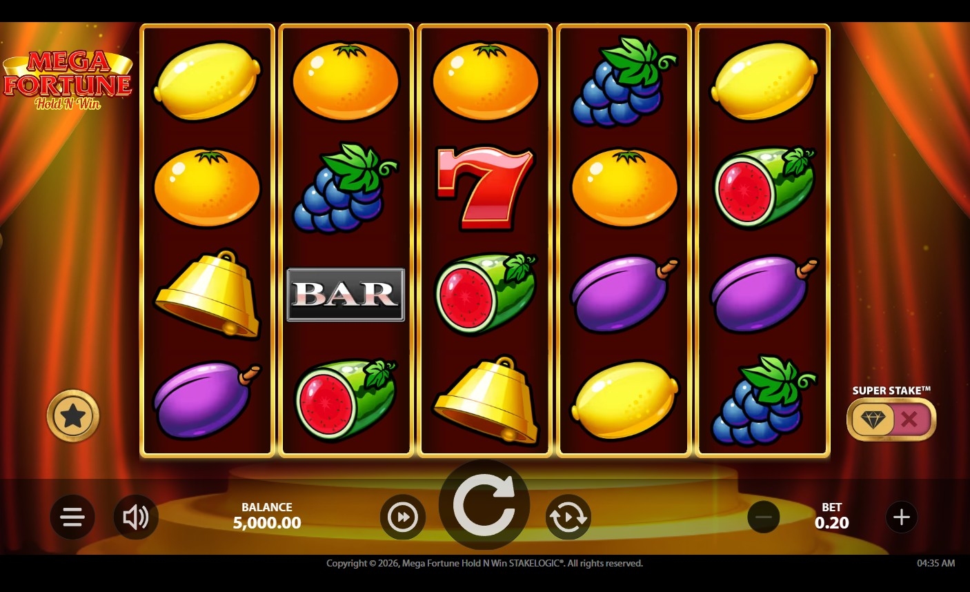 Mega Fortune Hold ‘N’ Win