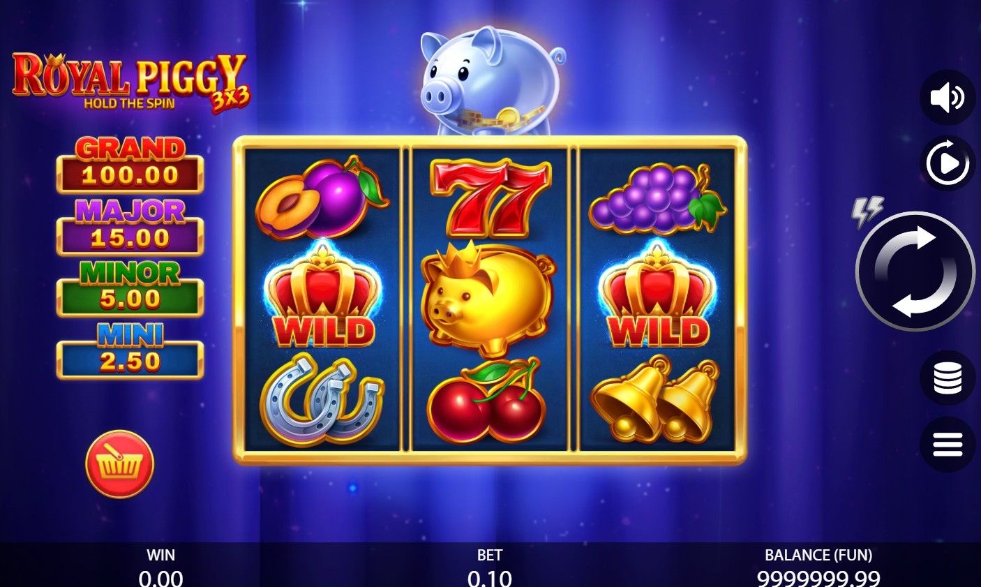 3x3 Royal Piggy Hold the Spin