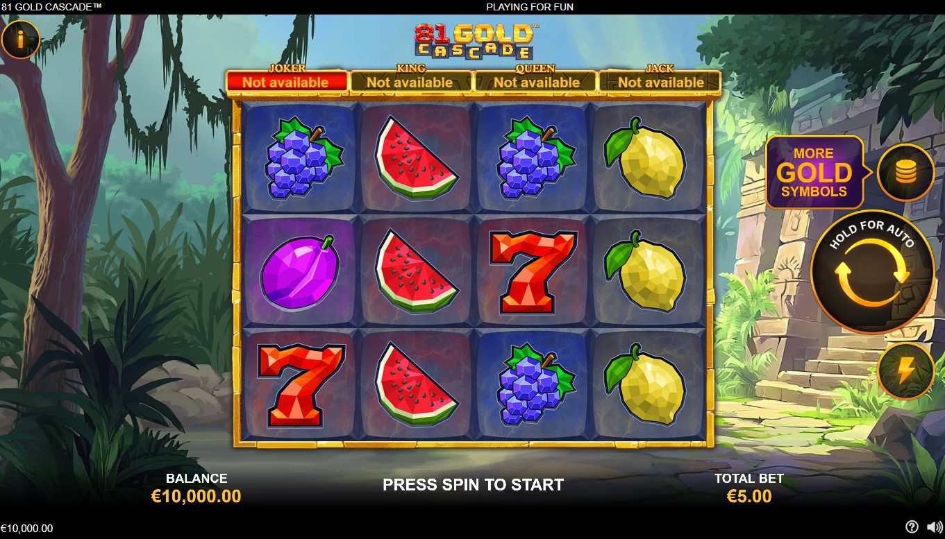 81 Gold Cascade