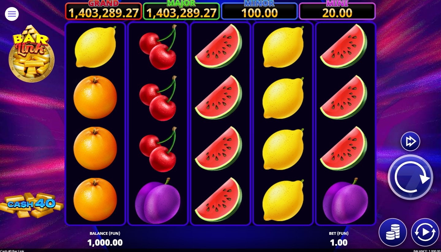 Cash 40 Bar Link