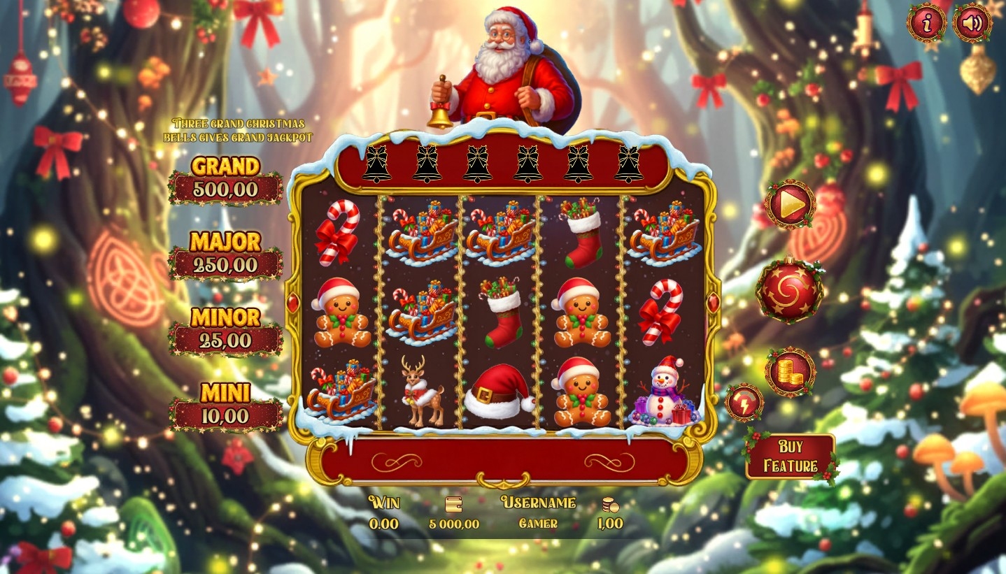 Santa Christmas Bells