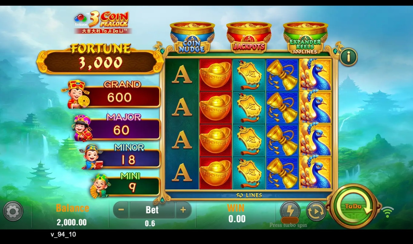 3 Coin Peacock