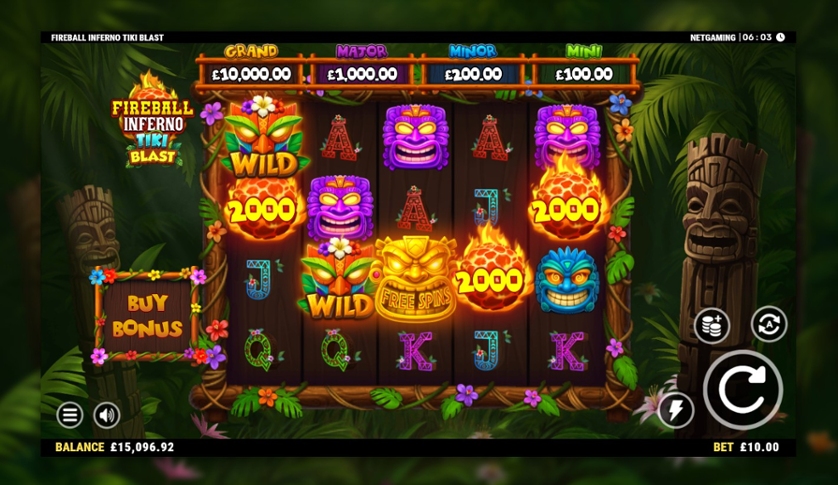 Fireball Inferno: Tiki Blast