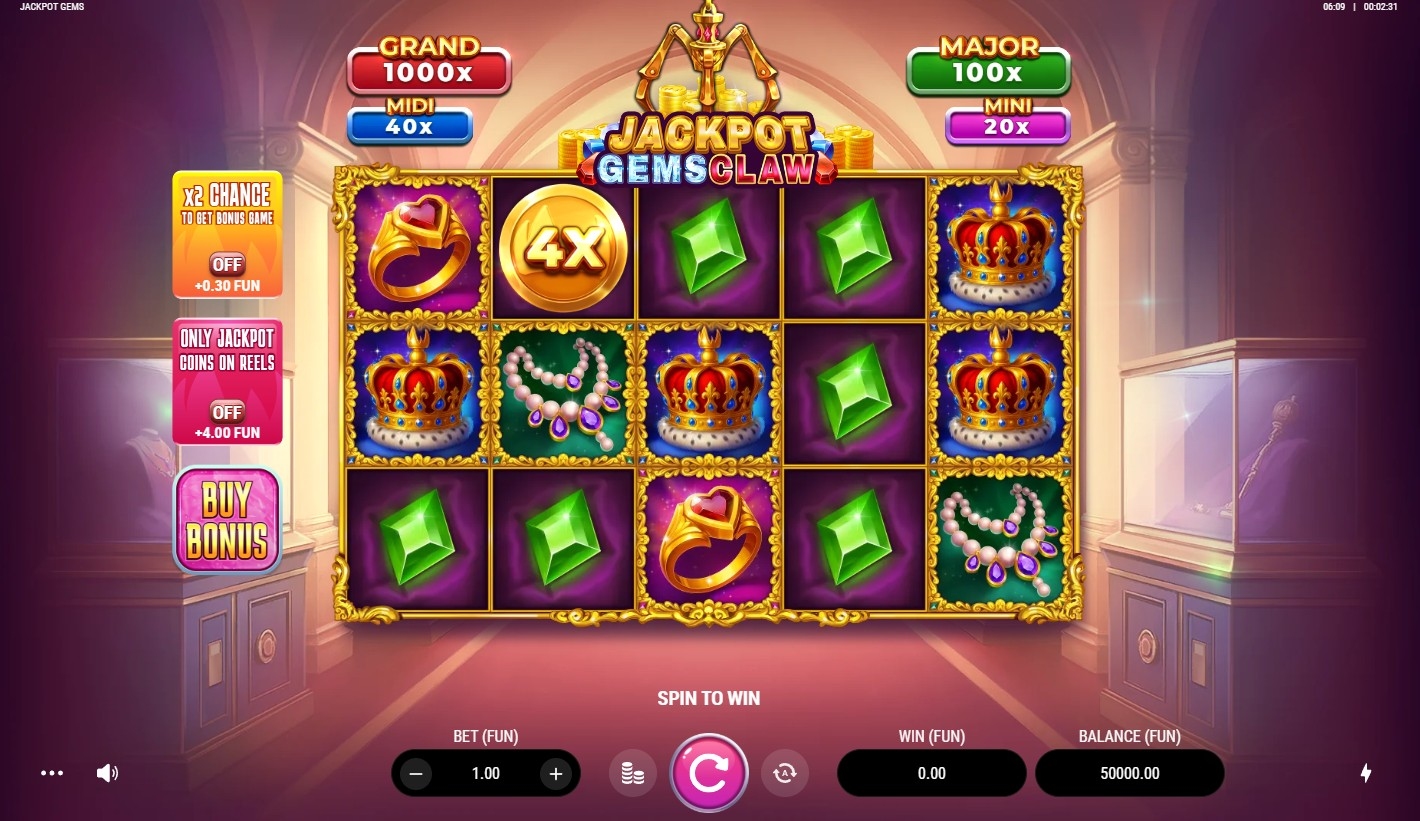 Jackpot Gems Claw