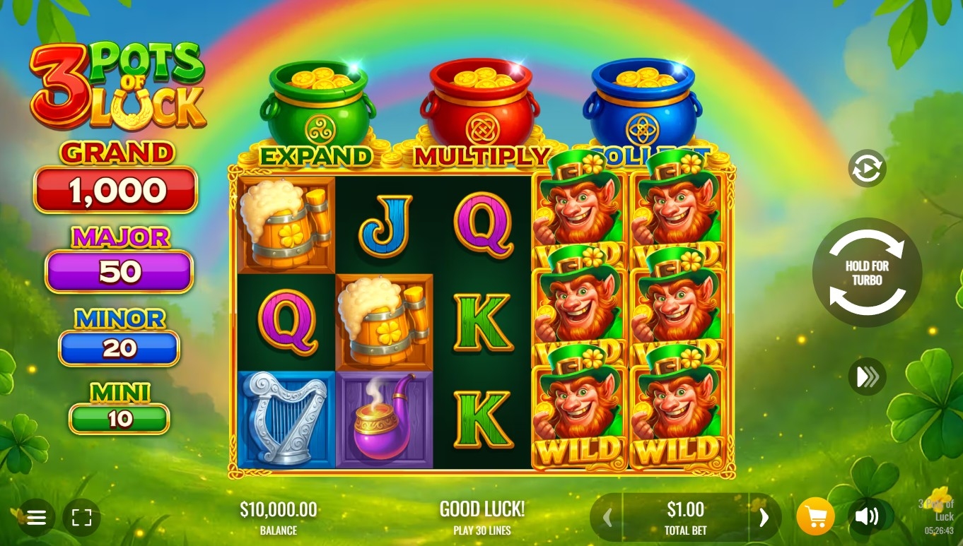 3 Pots of Luck