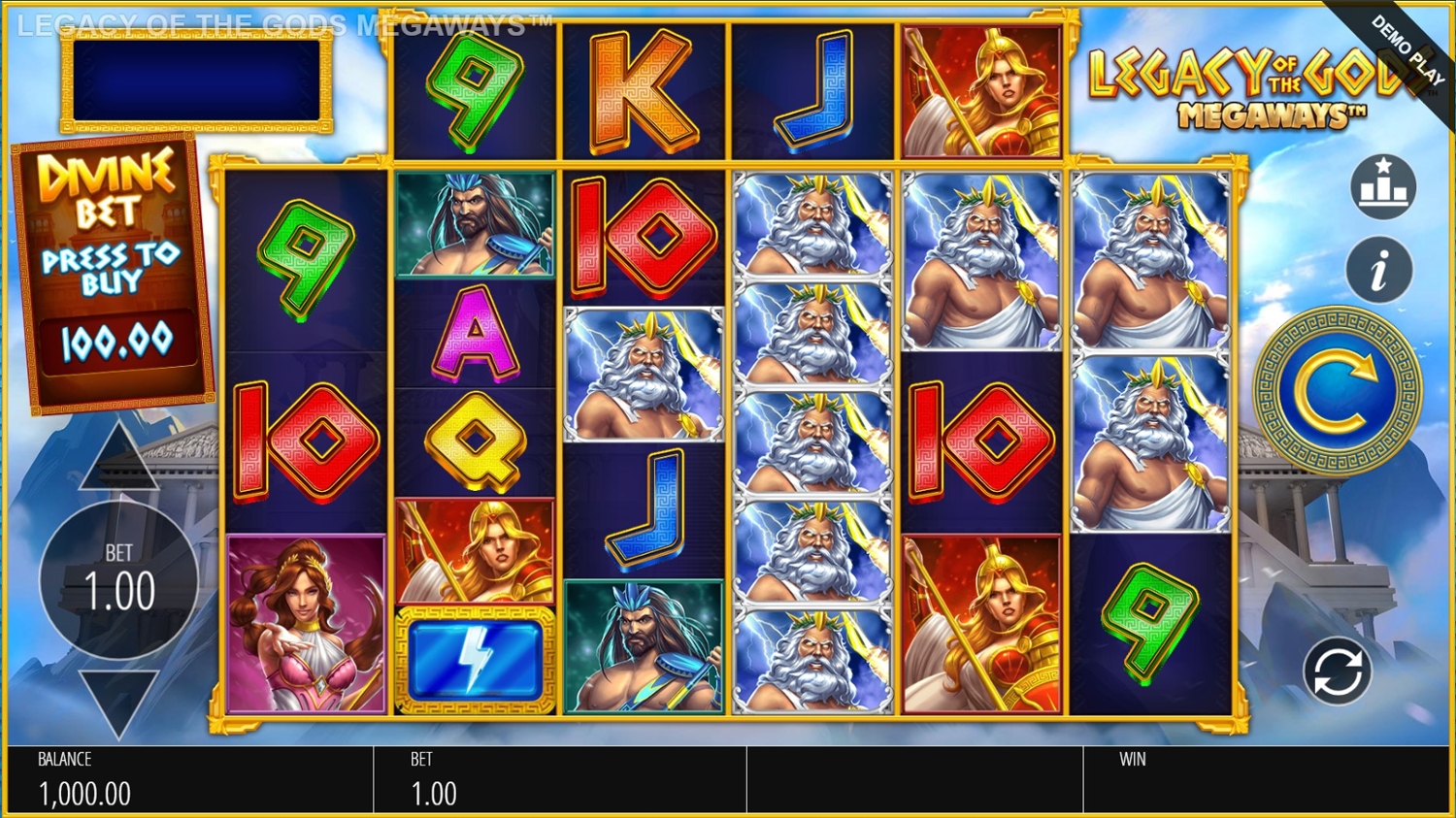 Legacy of the Gods Megaways