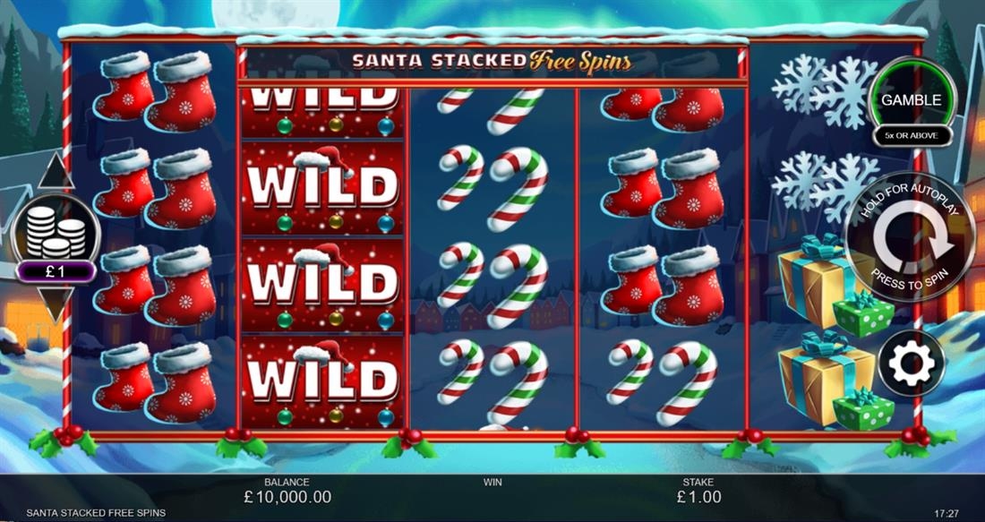 Santa Stacked Free Spins