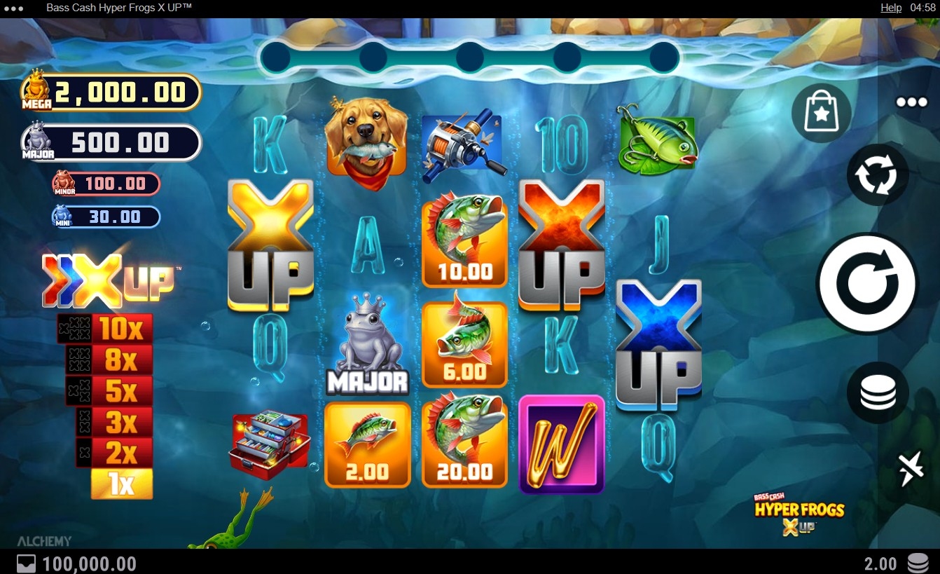 Bass Cash Hyper Frogs X UP