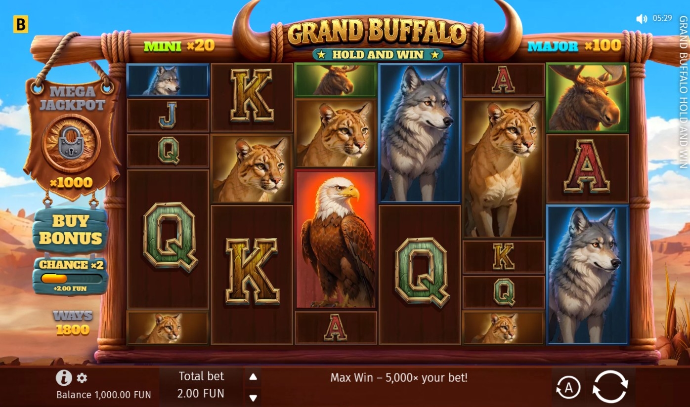 Grand Buffalo Hold & Win