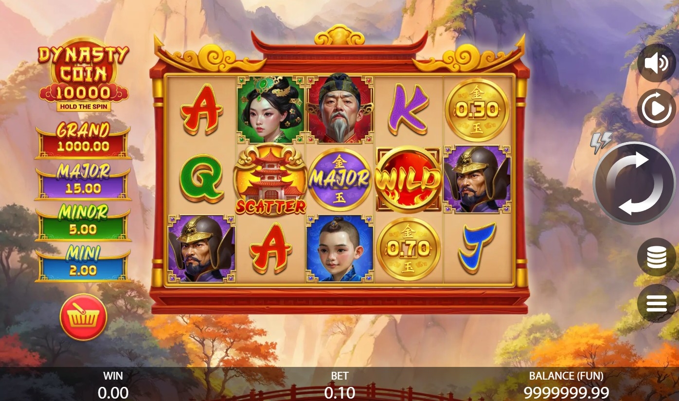 Dynasty Coin 10,000: Hold The Spin