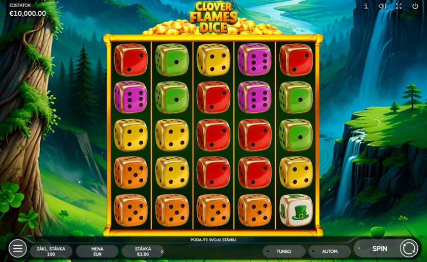 Clover Flames Dice