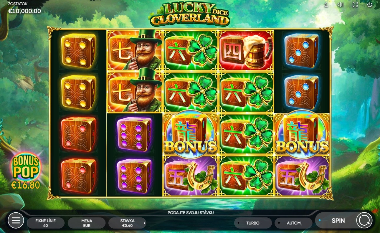 Lucky Cloverland Dice