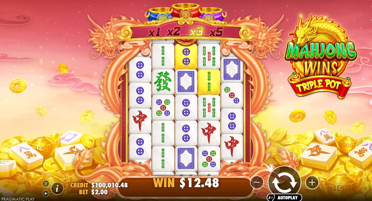 Mahjong Wins Triple Pot
