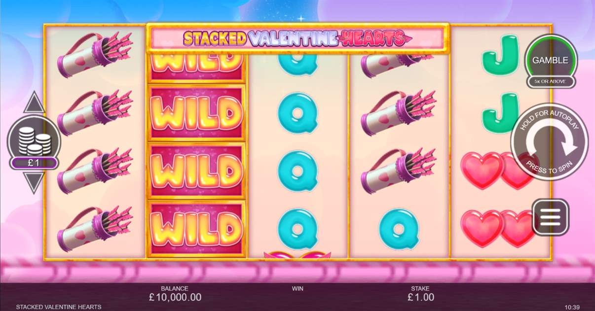 Stacked Valentine Hearts