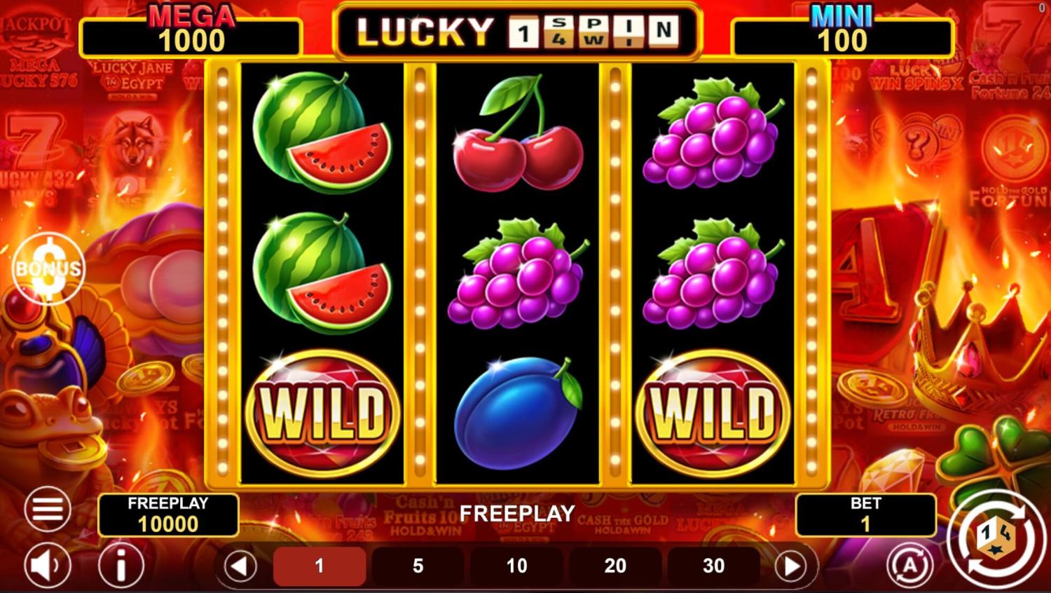 Lucky 1Spin4Win Hold And Win