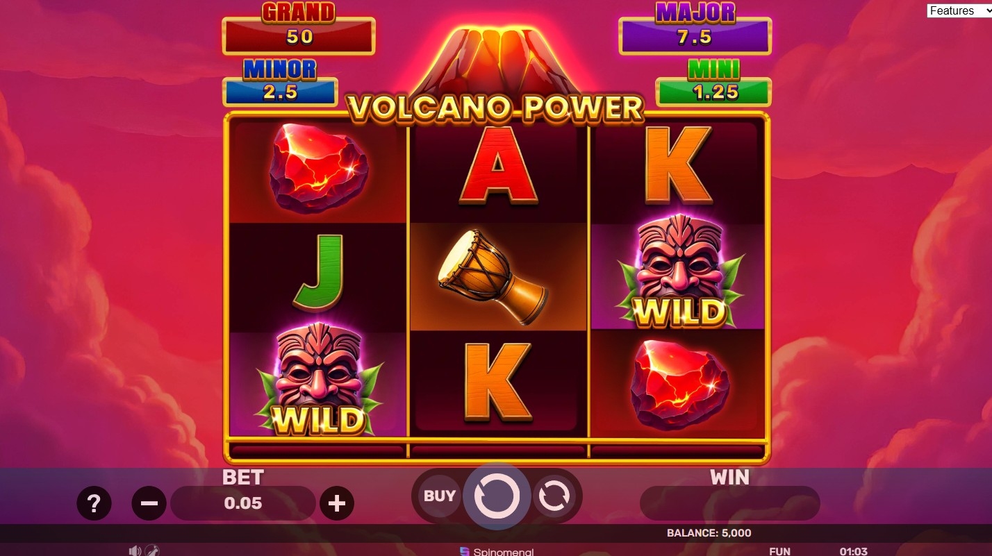Volcano Power - Hold & Hit 3x3