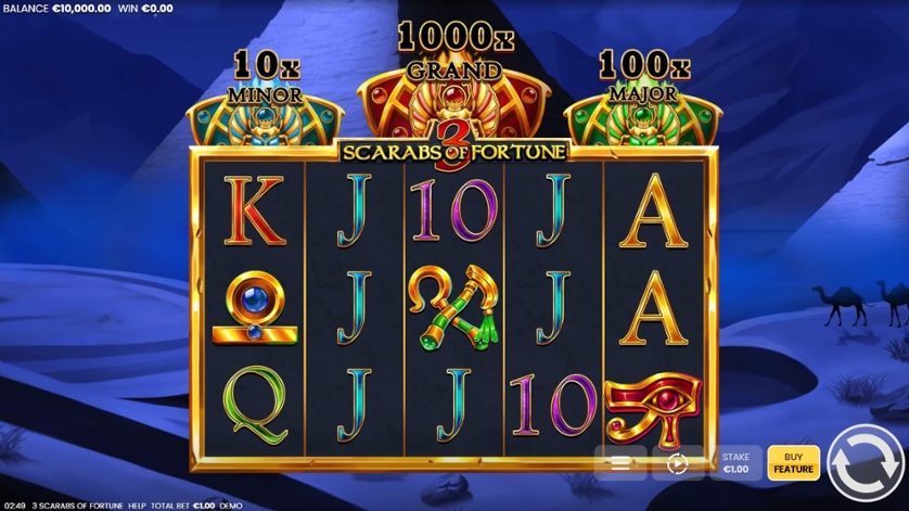 3 Scarabs of Fortune