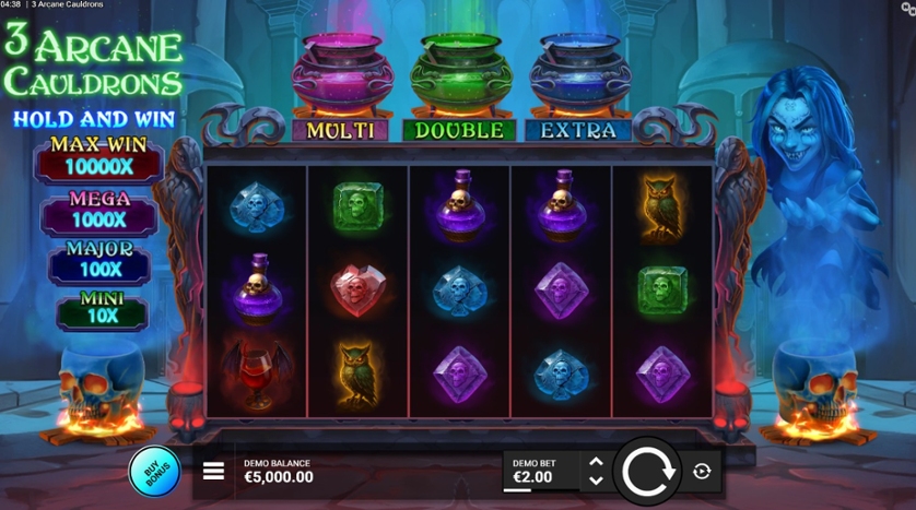 3 Arcane Cauldrons