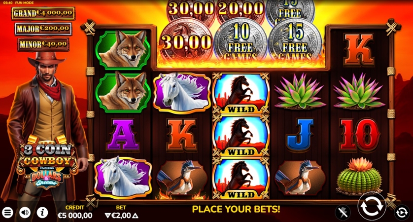 3 Coin Cowboy Dollars & Dreams