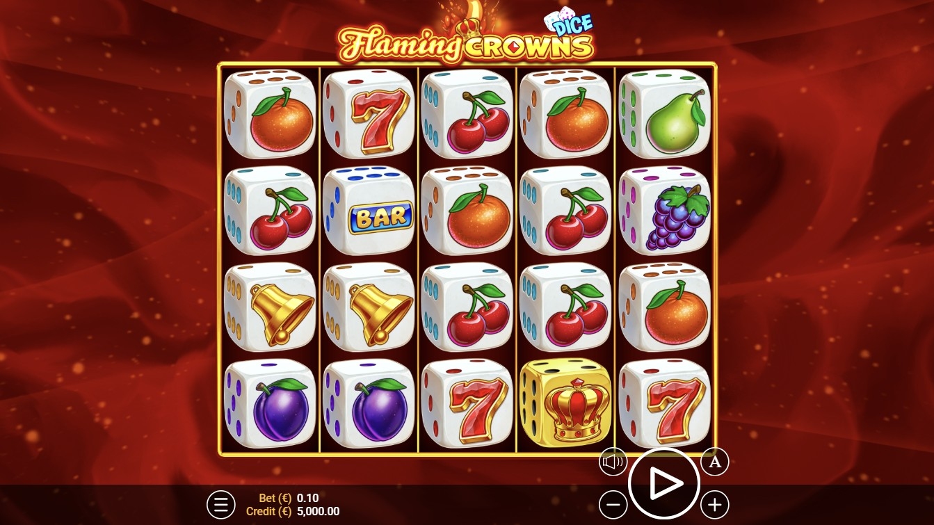 Flaming Crowns Dice