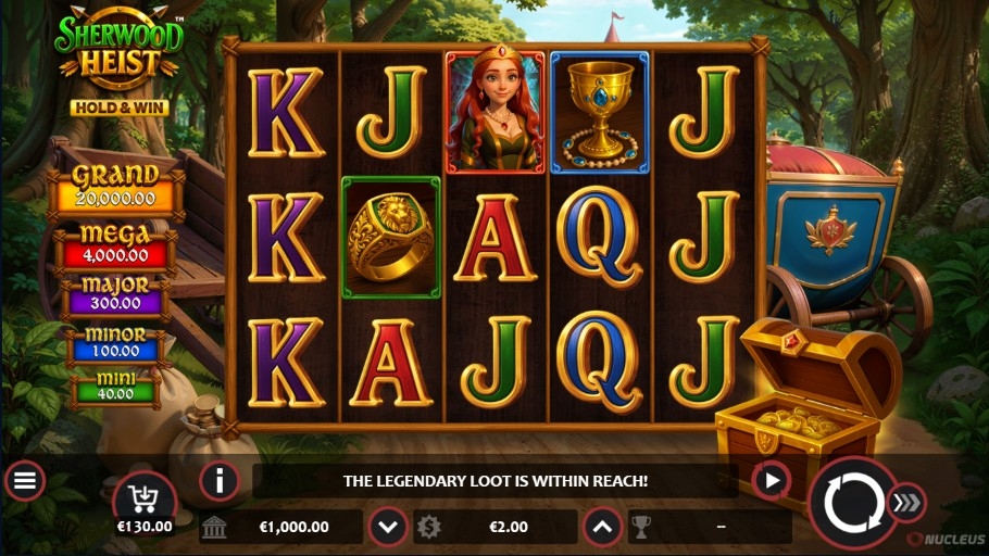 Sherwood Heist Hold & Win