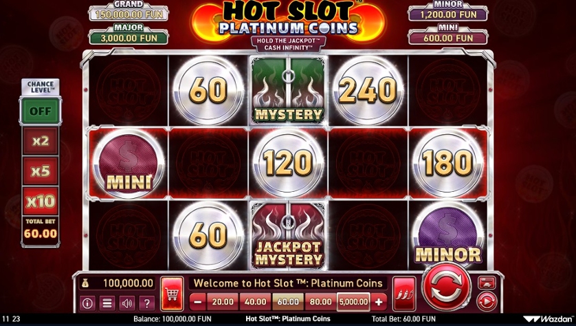 Hot Slot Platinum Coins