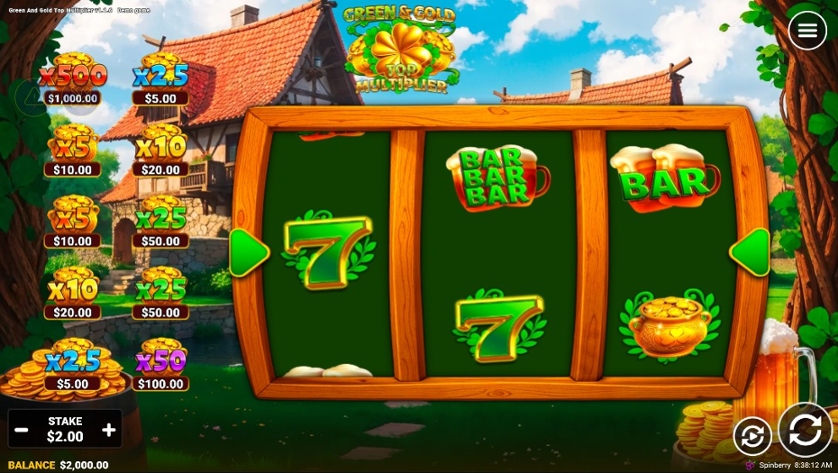 Green & Gold Top Multiplier