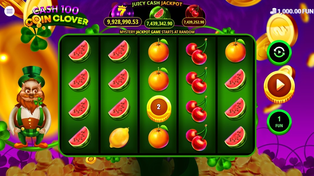 Cash 100 Coin Clover